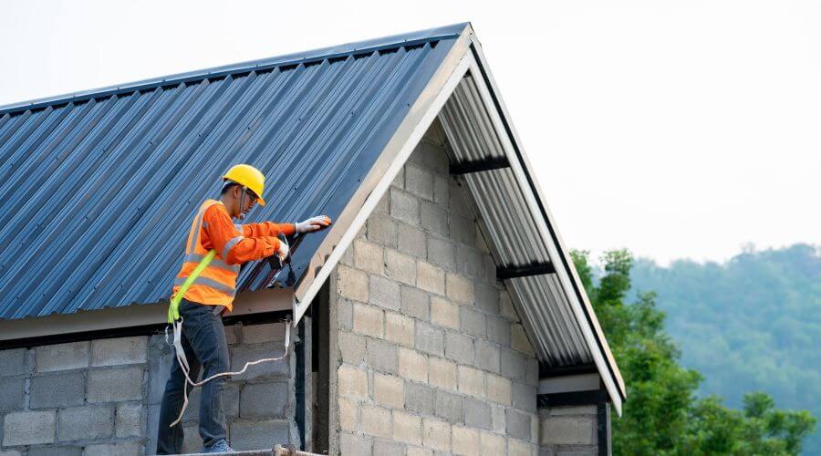 Professional metal roof installation in Lecompte, LA